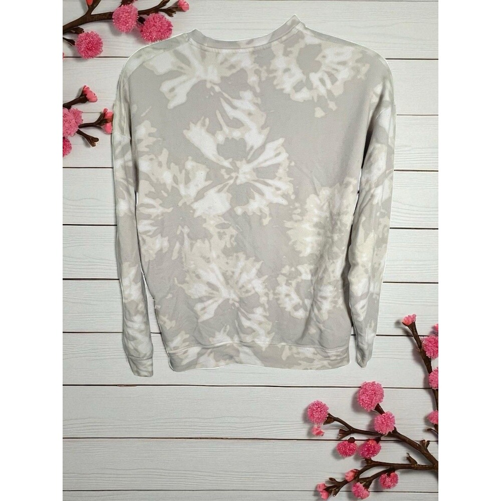 ATHLETA Sweatshirt Pure Luxe Camo Printed YOGA ATHLEISURE
